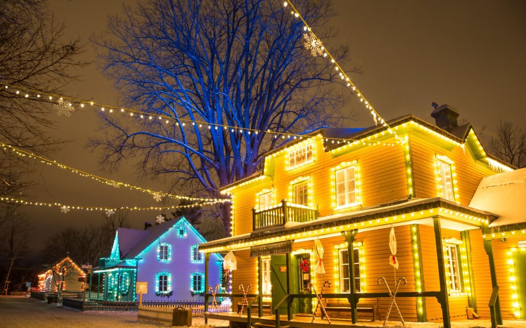 Féérie de Noël pure au Village illuminé Desjardins de Drummondville